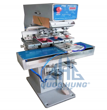 Máy In giày da Tampon Bốn Màu- Model QH-010B