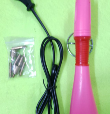 Bút nhiệt dùng dán hạt đá và cây bút sáp lấy hạt đá