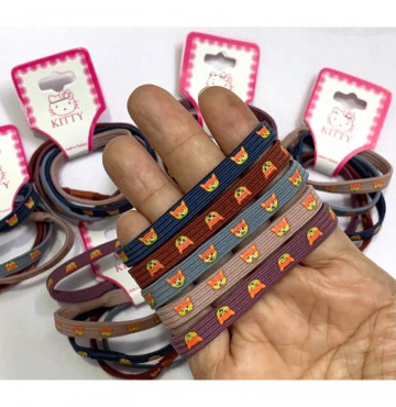 5 sợi thun cột tóc.