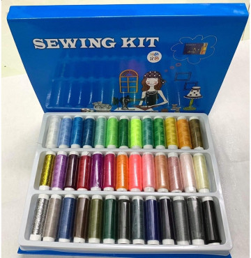 Combo 39 cuộn chỉ đều đủ các màu, có luôn 2 cuộn chỉ kim tuyến, rất tiện dụng mà giá lại rẻ