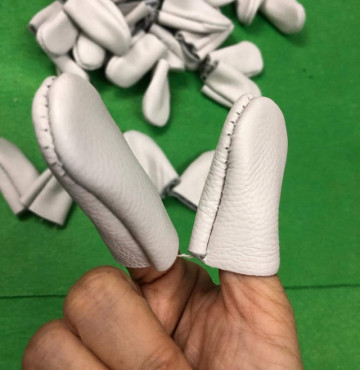 Bộ ngón tay bằng da bảo vệ tay