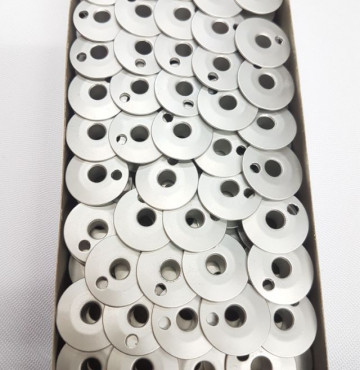 10 cái 40k suốt nhôm máy công nghiệp 2 kim