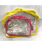 Bộ 2 túi trong đựng mỹ phẩm.