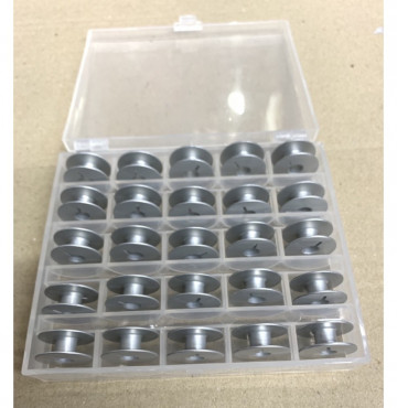 Hộp nhựa đựng 25 suốt nhôm loại 1 dùng cho máy công nghiệp