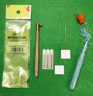 Kim móc cườm có 3 size kim.