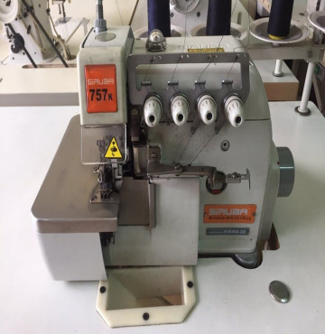 Thanh Lý MÁY VẮT SỔ 2 KIM 4 CHỈ SIRUBA ĐỜI K QUA SỬ DỤNG