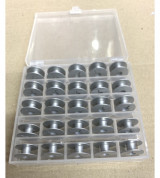 Hộp nhựa đựng 25 suốt nhôm loại 1 dùng cho máy công nghiệp