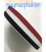 thun sọc 3cm, thun co giãn loại tốt, mềm yêm khi may lưng quần- 2 mét