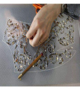 Bộ kim Tambour dùng móc hạt cườm kim sa