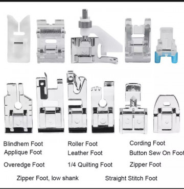 Bộ chân vịt 11& 16 cái cho máy may gia đình đa năng
