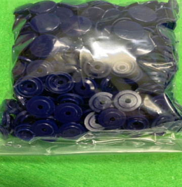 Bịt 100 cái nút nhựa 4 thành phần 15mm loại xịn