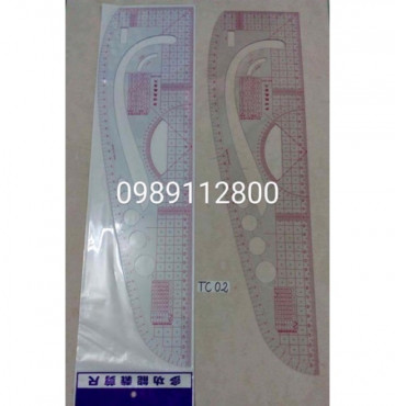 Thước cong vẽ cắt may TC02