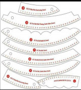Bộ thước cổ áo dài gồm 8 cây