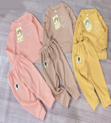 Bộ tăm sơ sinh in gấu dài tay (S1-S6)