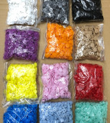 Bịch 1.000 nút nhựa 4 thành phần dùng làm nút áo mưa, quần áo trẻ em