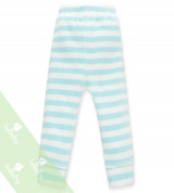 Quần dài sơ sinh bo ống băng lông Lullaby NH06-18 (màu xanh)