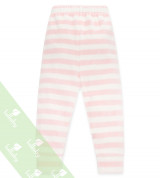 Quần dài sơ sinh bo ống băng lông Lullaby NH06-18 (màu hồng)