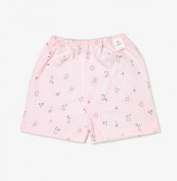 Quần cộc sơ sinh in hình mèo mây hồng Miomio