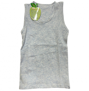 Áo ba lỗ sơ sinh Melange IQ Baby (Xám xanh)