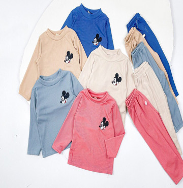 Bộ tăm sơ sinh Mickey dài tay (S1-S7)