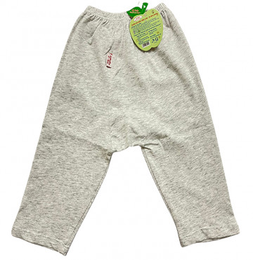 Quần dài sơ sinh mặc bỉm Melange IQ Baby (Xám tiêu)