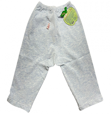 Quần dài sơ sinh mặc bỉm Melange IQ Baby (Xám xanh)