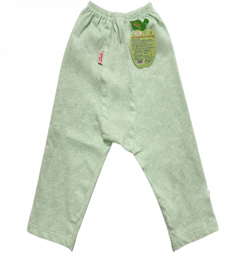 Quần dài sơ sinh mặc bỉm Melange IQ Baby (Xanh Melg)