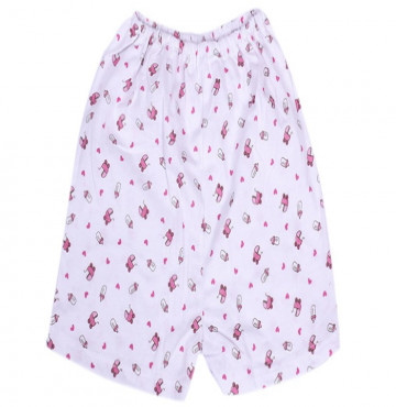 Quần cộc sơ sinh Miomio in hình (màu hồng)