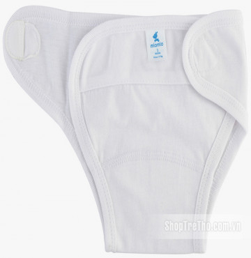 Quần đóng bỉm sơ sinh Miomio màu trắng (tã dán Miomio)