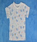 Áo sơ sinh ngắn tay IQ Baby (in hình gấu con)