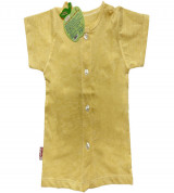 Áo sơ sinh tay ngắn Melange IQ Baby (Vàng Melg)