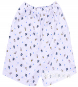 Quần cộc sơ sinh Miomio in hình (màu xanh)