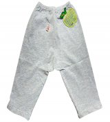 Quần dài sơ sinh mặc bỉm Melange IQ Baby (Xám xanh)