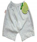 Quần ngắn sơ sinh Melange IQ Baby (Xám xanh)