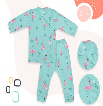 Bộ sơ sinh dài tay cho bé Uri&Finn UAB1020