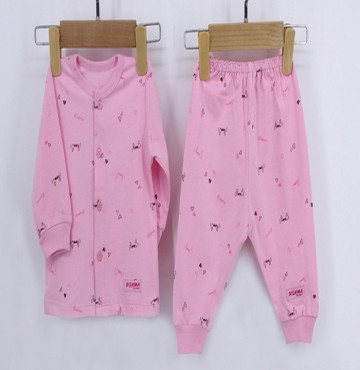 Quần dài sơ sinh bo ống Dokma DQ103 (hồng)