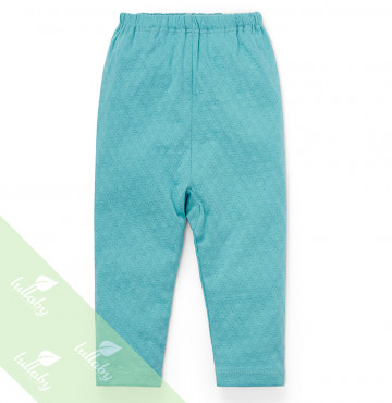 Quần dài đáp đũng sơ sinh Lullaby NH59B (màu xanh)