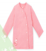 Áo sơ sinh cài lệch dài tay Lullaby NH58B (màu hồng)