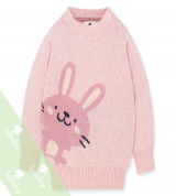 Áo len sơ sinh cài vai Lullaby NHL18-18 (màu hồng)