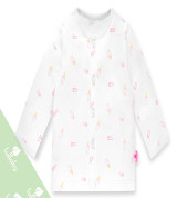 Áo sơ sinh dài tay Lullaby in hình bình sữa (hồng)