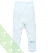 Quần dài sơ sinh đáp đũng bo gấu Lullaby NH04-18 (màu xanh)