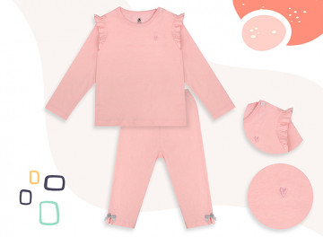 Bộ sơ sinh dài tay cho bé Uri&Finn UAB1016