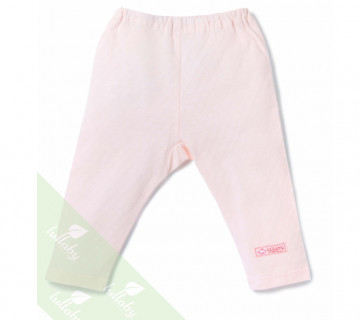Quần dài sơ sinh đáp đũng Lullaby (màu hồng)