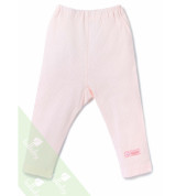 Quần dài sơ sinh đáp đũng Lullaby (màu hồng)