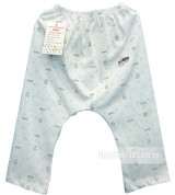 Quần dài sơ sinh mặc bỉm IQ Baby (màu xanh)