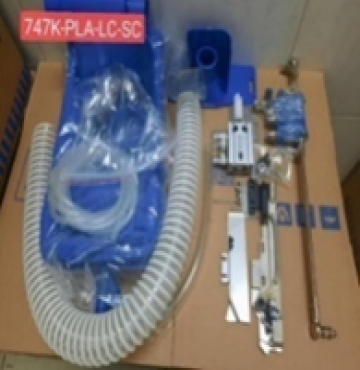 bộ hút bụi máy vắt sổ full motor Bộ cắt chỉ, hút bụi vắt sổ điện tử