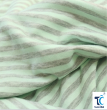 Vải thun 4 chiều sọc màu 04
