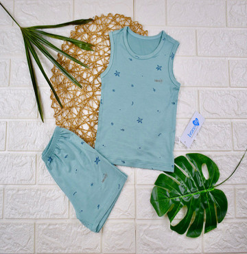 Bộ sơ sinh ba lỗ bé trai Bons99 (nhiều họa tiết)