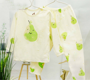 Bộ sơ sinh dài tay cài vai Uala & Rogo UR3106 (hình trái cây)