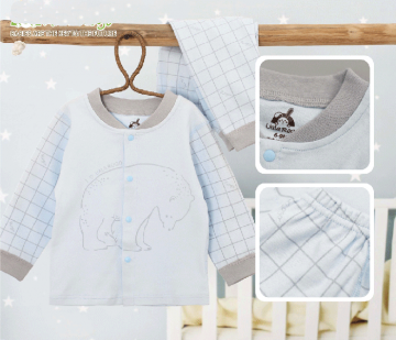 Bộ sơ sinh dài tay cúc giữa hình gấu Uala UR3309